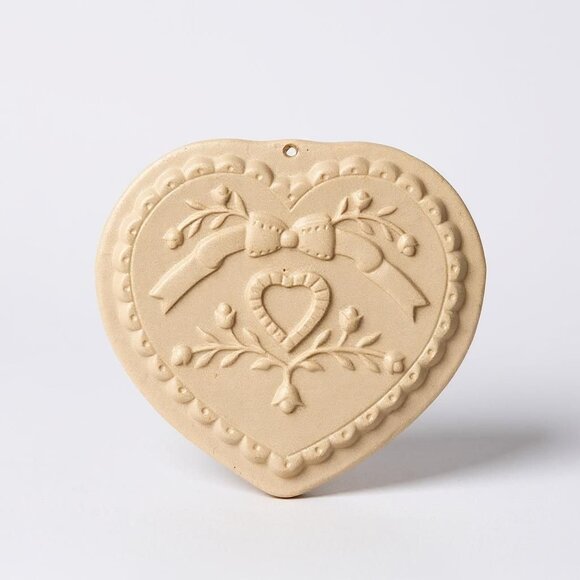 Vintage The Pampered Chef Cookie Mold 1992 SWEET-HEART Christmas Holiday Love - Picture 1 of 6